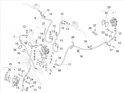 Σωληνώσεις φρένων - Δαγκάνες φρένου (ABS)
